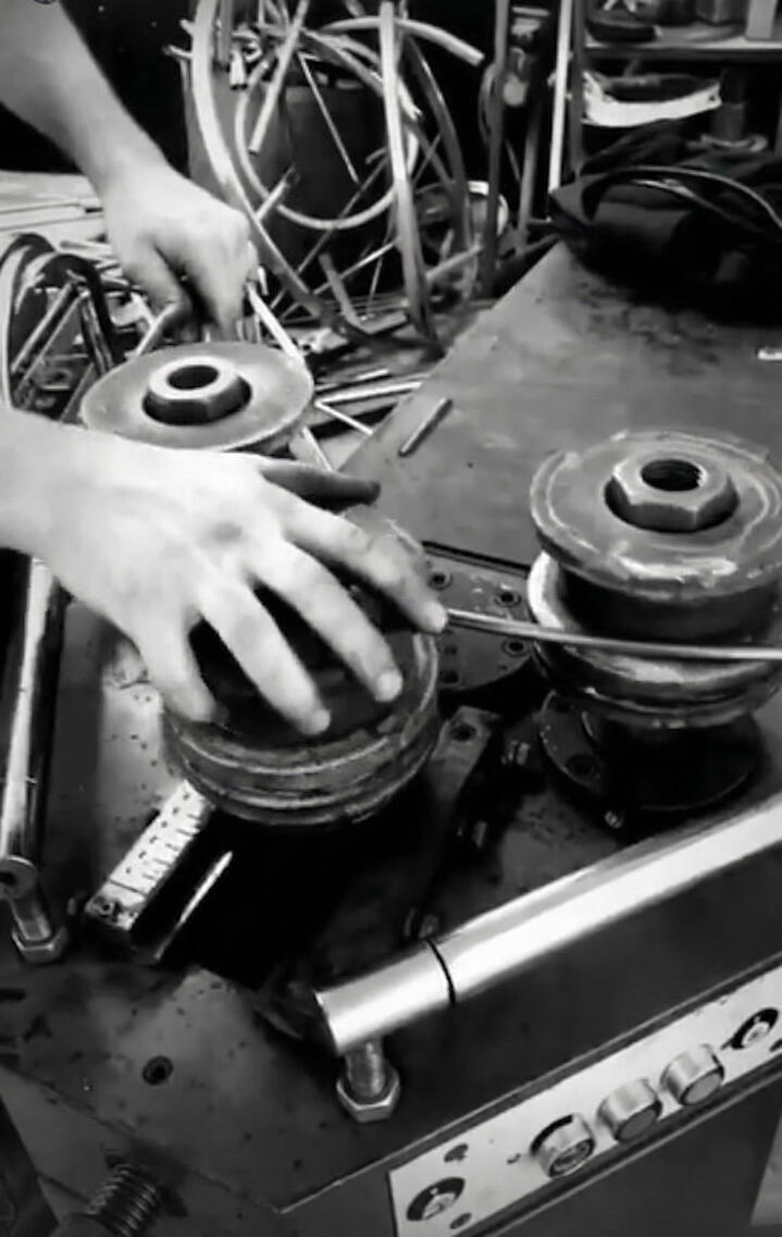Bending of steel wires